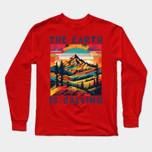 The earth is calling Long Sleeve T-Shirt